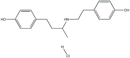 Dehydroxy Ractopamine Hydrochloride 구조식 이미지