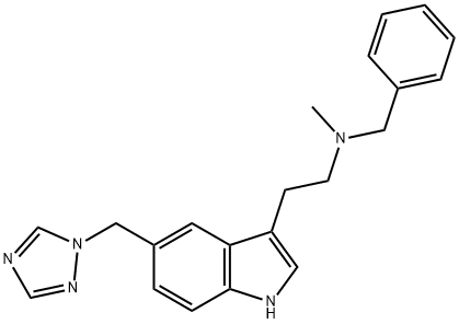 N10-MonodesMethyl N10-Benzyl Rizatriptan 구조식 이미지