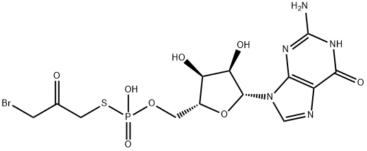 구아노신-5'-O-(S-(3-브로모-2-옥소프로필))티오포스페이트 구조식 이미지