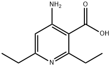 3-피리딘카르복실산,4-아미노-2,6-디에틸-(9CI) 구조식 이미지