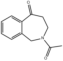 2-ACETYL-2,3,4,5-TETRAHYDRO-1H-2-BENZAZEPIN-5-ONE(WX142276) Structure