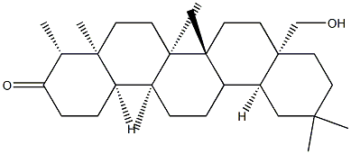 28-Hydroxy-D:A-friedooleanan-3-one Structure