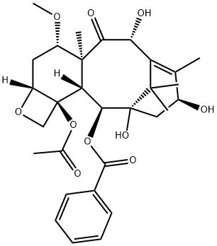 10-Deacetyl-7-Methyl Baccatin III 구조식 이미지