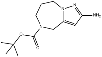 Tert-Butyl 2-Amino-7,8-Dihydro-4H-Pyrazolo[1,5-A][1,4]Diazepine-5(6H)-Carboxylate(WX141652) Structure