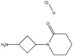 1-(3-Aminocyclobutyl)Piperidin-2-One Hydrochloride(WX604578) Structure