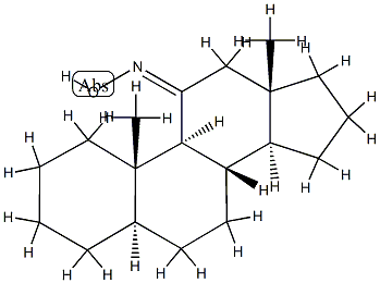 5α-Androstan-11-one oxime Structure