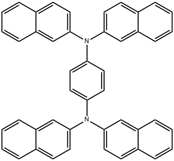 N1,N1,N4,N4-2-Naphthalenyl-1,4-benzenediamine 구조식 이미지