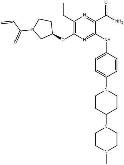 Naquotinib 구조식 이미지