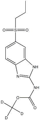 Albendazole sulfone-D3 Structure