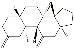 5α-Androstane-2,11-dione Structure