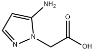 1H-Pyrazole-1-aceticacid,5-amino-(9CI) Structure