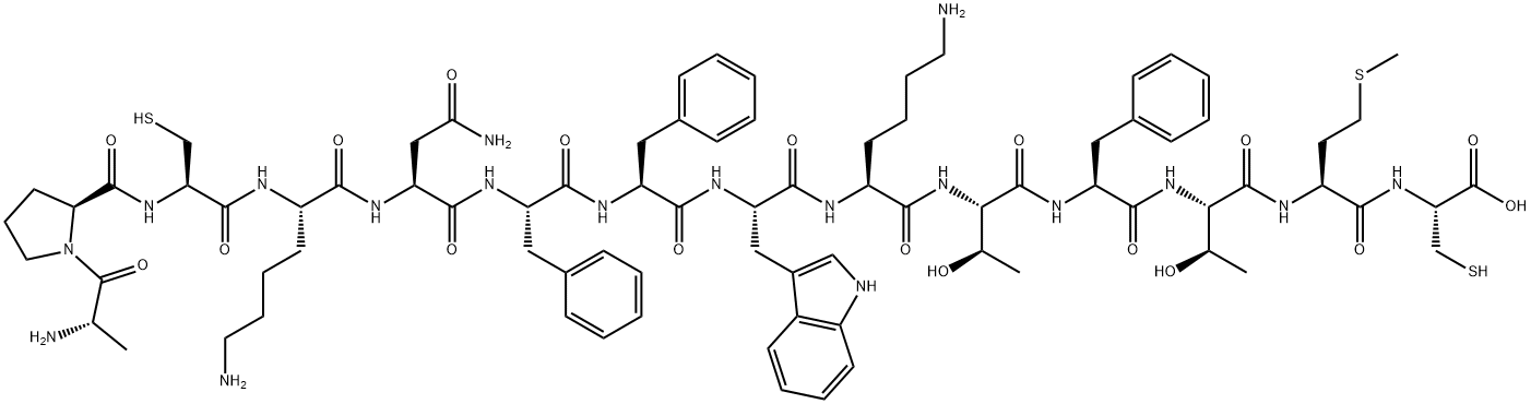 소마토스타틴,Pro(2)-Met(13)- 구조식 이미지