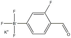 Potassium (3-fluoro-4-formylphenyl)trifluoroborate 구조식 이미지