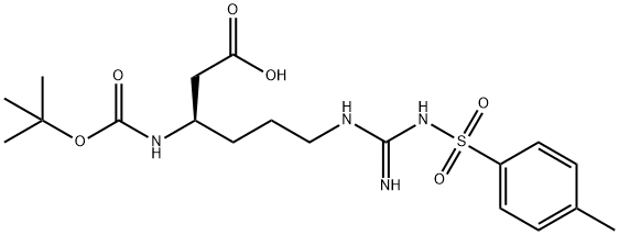 Boc-D-beta-hoMoarginine(Tos) Structure