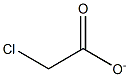 CHLOROACETATE 구조식 이미지