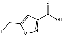 3-Isoxazolecarboxylicacid,5-(fluoromethyl)-(9CI) Structure