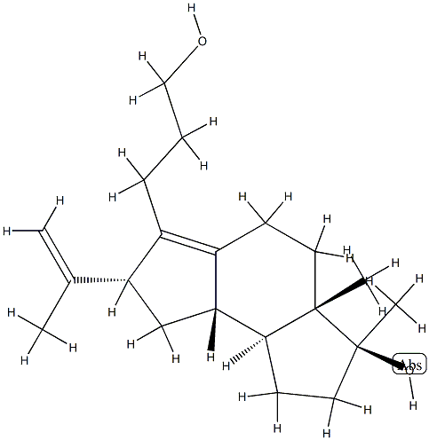 4a,17-dimethyl-A-homo-B,19-dinor-3,4-secoandrost-9-ene-3,17-diol Structure