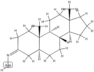 5α-Androstan-3-one oxime Structure