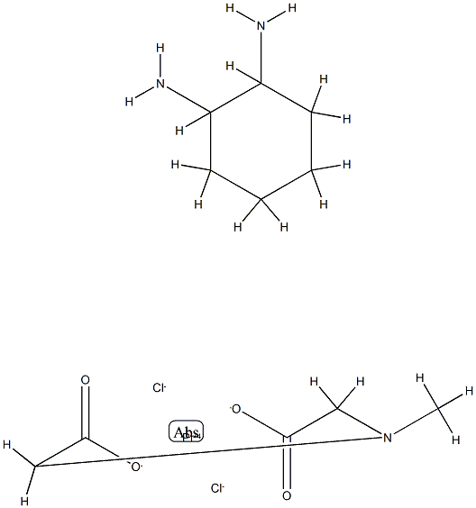 chloro(1,2-diaminocyclohexane)(N-methyliminodiacetato)platinum(IV) Structure