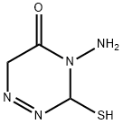 1,2,4-Triazin-5(4H)-one,4-amino-3,6-dihydro-3-mercapto-(9CI) 구조식 이미지