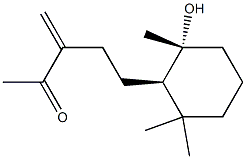 7-hydroxy-6,11-cyclofarnes-3(15)-en-2-one Structure