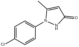 1-(4-Chloro-phenyl)-5-methyl-1,2-dihydro-pyrazol-3-one Structure