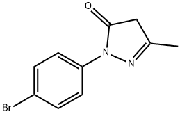 2-브로모-페닐-3-메틸-1-(4-브로모페닐)-3-메틸-5-피라졸론 구조식 이미지