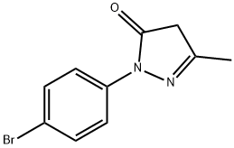 2-Bromo-phenyl-3-methyl -1-( 4-bromophenyl ) -3- methyl- 5- pyrazolone Structure