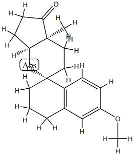 9β,14α-Epoxy-3-methoxy-8,14-secoestra-1,3,5(10)-trien-17-one 구조식 이미지