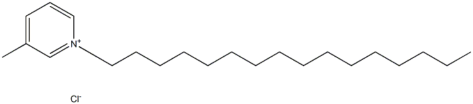 Pyridinium,1-hexadecyl-3-methyl-, chloride (1:1) Structure