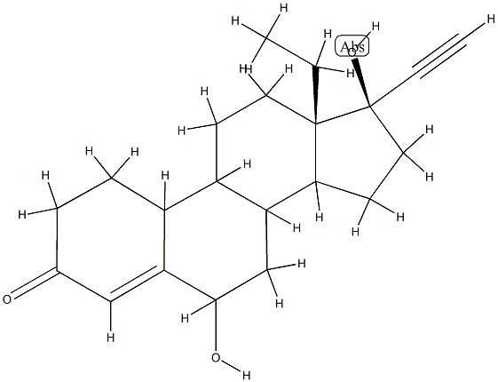 6-Hydroxy-levonorgestrel Structure