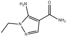 1H-Pyrazole-4-carboxamide,5-amino-1-ethyl-(9CI) 구조식 이미지