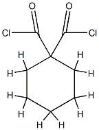 1,1-Cyclohexanedicarbonyl dichloride (9CI) Structure