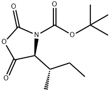 BOC-ILE-N-CARBOXYANHYDRIDE Structure