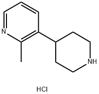 2-Methyl-3-(piperidin-4-yl)pyridine dihydrochloride（WS203874） Structure