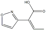 3-Isoxazoleaceticacid,-alpha--ethylidene-,(Z)-(9CI) Structure