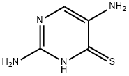 4-피리미딘티올,2,5-디아미노-(6CI,8CI) 구조식 이미지