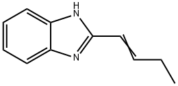 1H-벤지미다졸,2-(1-부테닐)-(9CI) 구조식 이미지