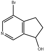 4-BROMO-6,7-DIHYDRO-5H-CYCLOPENTA[C]PYRIDIN-7-OL(WXC07918) Structure