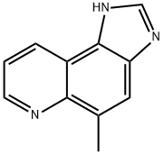 1H-이미다조[4,5-f]퀴놀린,5-메틸-(9Cl) 구조식 이미지
