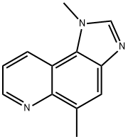 1H-이미다조[4,5-f]퀴놀린,1,5-디메틸-(9CI) 구조식 이미지