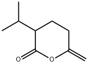 2H-Pyran-2-one,tetrahydro-6-methylene-3-(1-methylethyl)-(9CI) 구조식 이미지