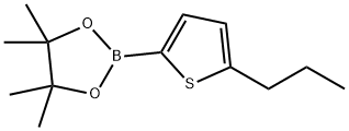 5-n-Propylthiophene-2-boronic acid pinacol este 구조식 이미지