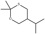 1,3-Oxathiane,2,2-dimethyl-5-(1-methylethyl)-(9CI) Structure