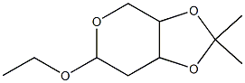 ba-erythro-Pentopyranoside, ethyl 2-deoxy-3,4-O-(1-methylethylidene)- (9CI) Structure