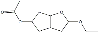 2H-Cyclopenta[b]furan-5-ol,2-ethoxyhexahydro-,acetate,[2S-(2alpha,3abta,5alpha,6abta)]-(9CI) Structure