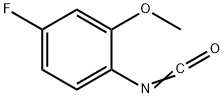 4-Fluoro-1-Isocyanato-2-Methoxybenzene(WX681004) 구조식 이미지