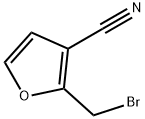 3-푸란카르보니트릴,2-(브로모메틸)-(9CI) 구조식 이미지
