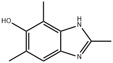1H-벤즈이미다졸-5-올,2,4,6-트리메틸-(9CI) 구조식 이미지
