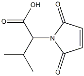 2-(2,5-dioxo-2,5-dihydro-1H-pyrrol-1-yl)-3-methylbutanoic acid 구조식 이미지